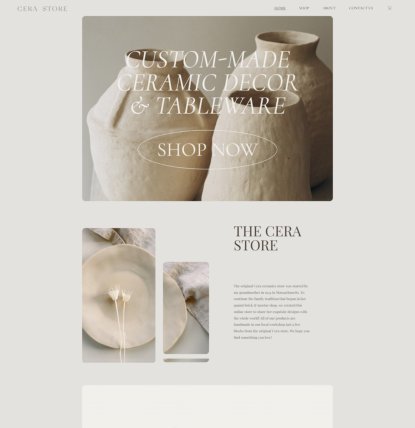 ceramic shop